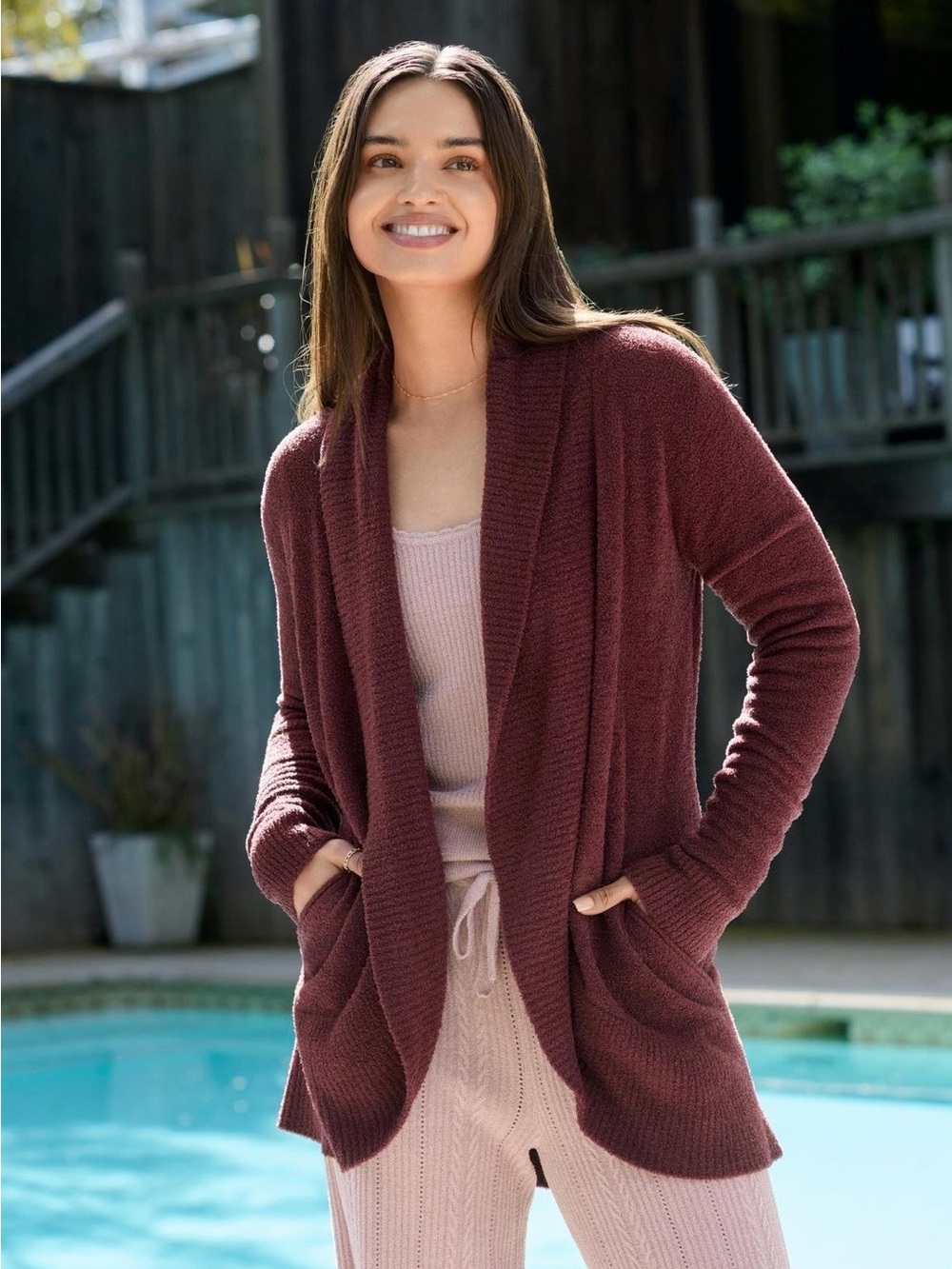 Barefoot Dreams Sweaters Cozychic Lite Circle Cardigan Size 1X